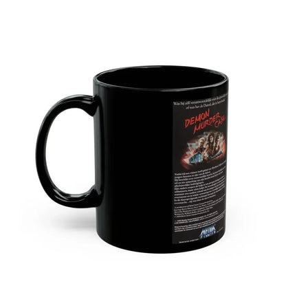 DEMON MURDER CASE (VHS COVER) - Black Coffee Mug - Go Mug Yourself