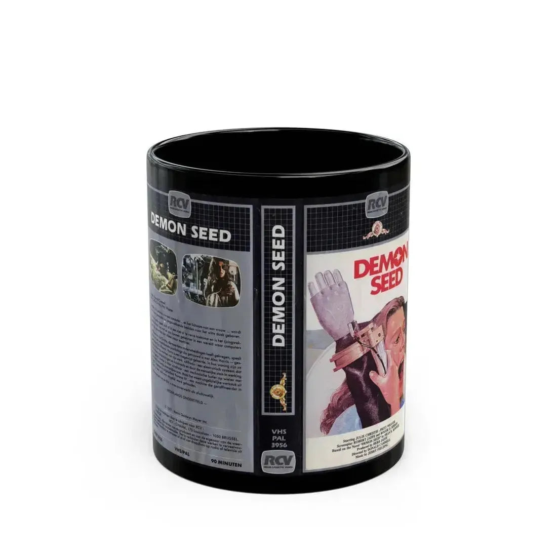 DEMON SEED (VHS COVER) - Black Coffee Mug 11oz - Go Mug Yourself