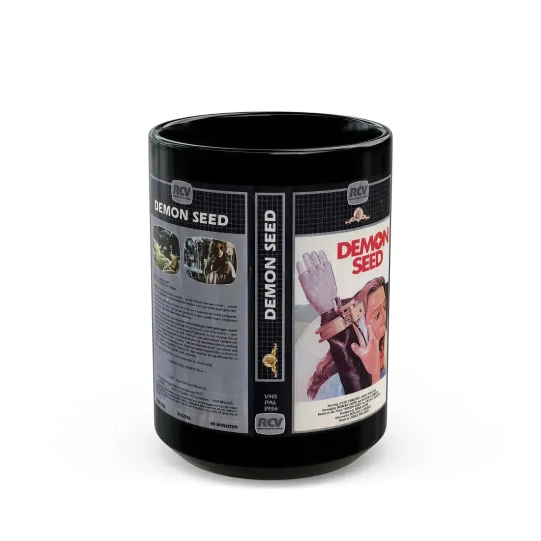 DEMON SEED (VHS COVER) - Black Coffee Mug 15oz - Go Mug Yourself