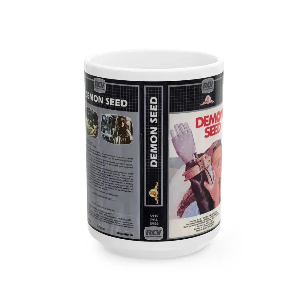 DEMON SEED (VHS COVER) - White Coffee Mug 15oz - Go Mug Yourself