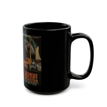 DEMON WARRIOR (VHS COVER) - Black Coffee Mug-Go Mug Yourself