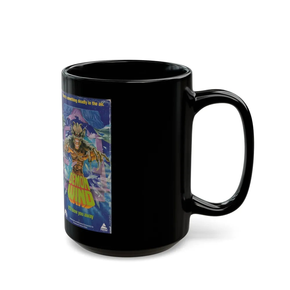 DEMON WIND (VHS COVER) - Black Coffee Mug-Go Mug Yourself