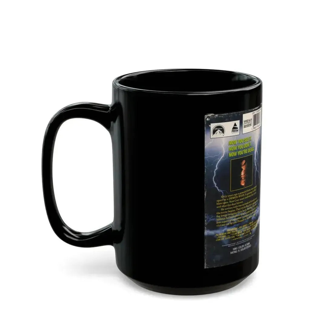 DEMON WIND (VHS COVER) - Black Coffee Mug - Go Mug Yourself