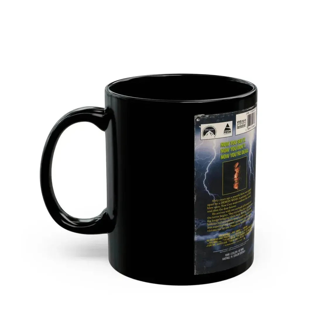 DEMON WIND (VHS COVER) - Black Coffee Mug - Go Mug Yourself