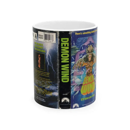 DEMON WIND (VHS COVER) - White Coffee Mug 11oz - Go Mug Yourself