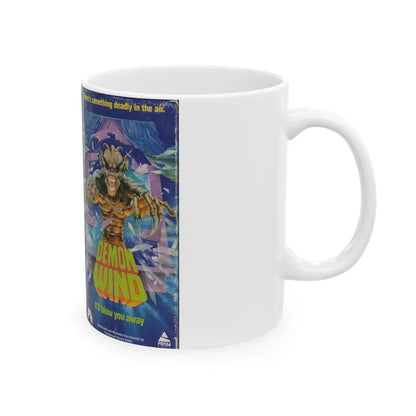 DEMON WIND (VHS COVER) - White Coffee Mug-Go Mug Yourself