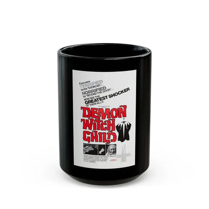 DEMON WITCH CHILD (THE POSSESSED) 1975 Movie Poster - Black Coffee Mug 15oz - Go Mug Yourself