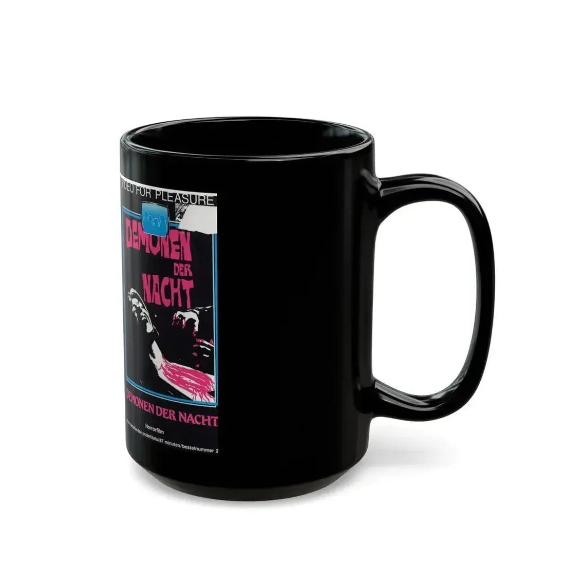DEMONEN DER NACHT (VHS COVER) - Black Coffee Mug - Go Mug Yourself