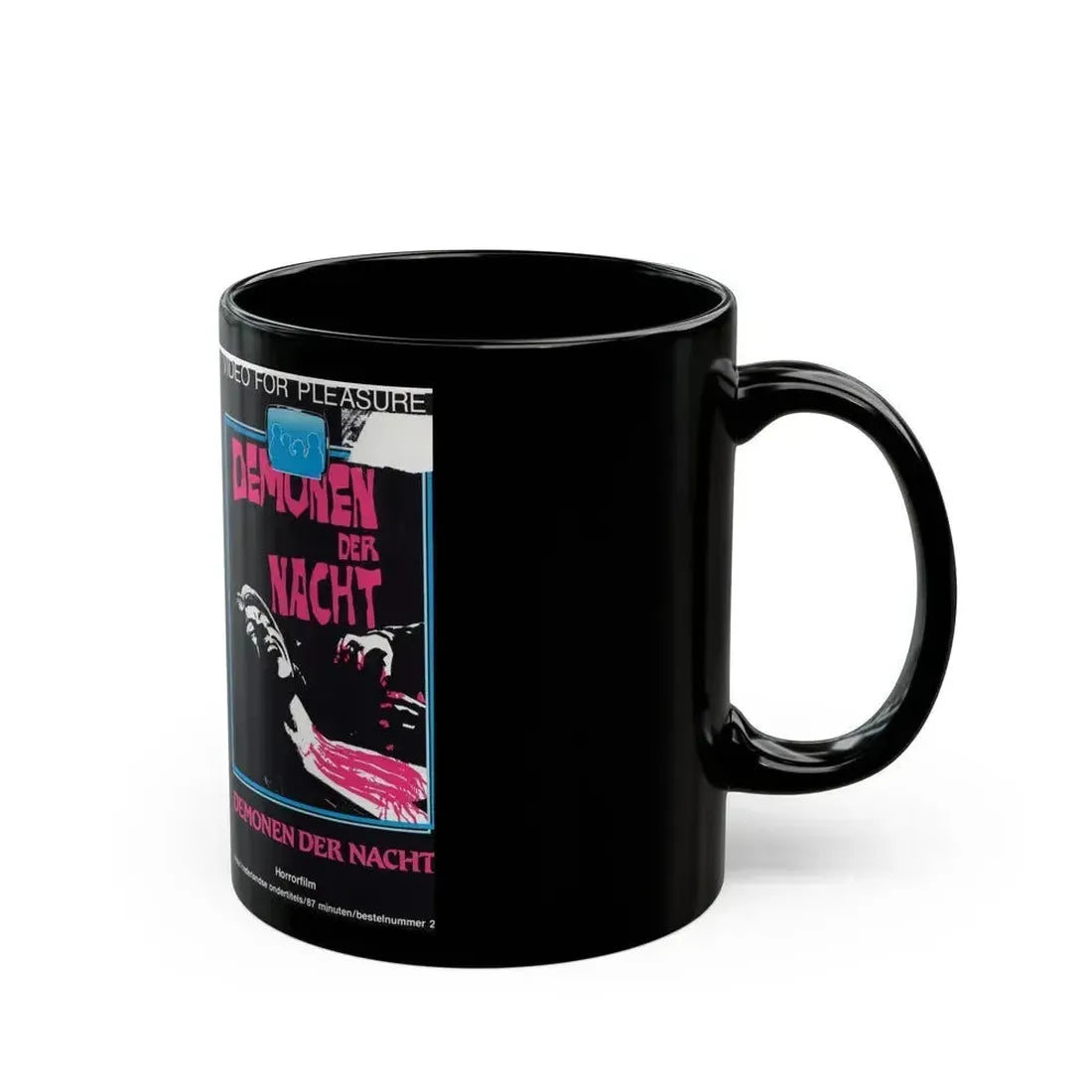 DEMONEN DER NACHT (VHS COVER) - Black Coffee Mug - Go Mug Yourself