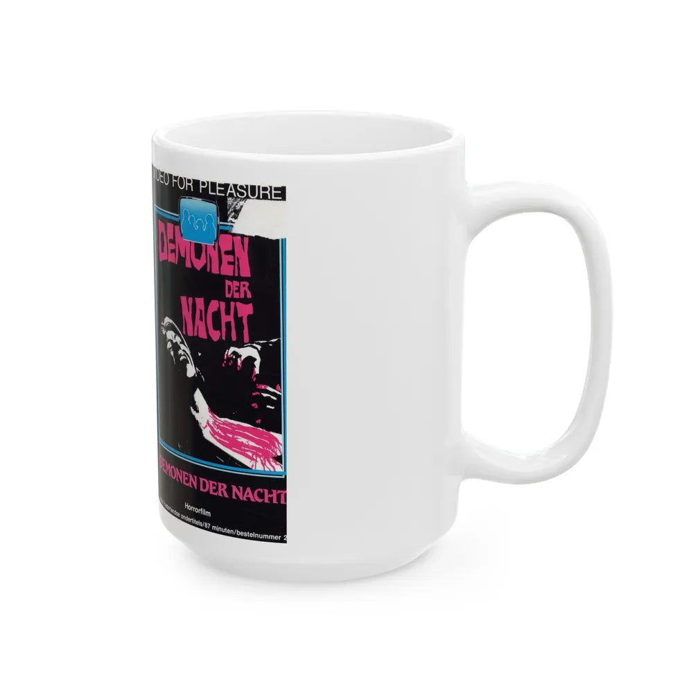 DEMONEN DER NACHT (VHS COVER) - White Coffee Mug-Go Mug Yourself