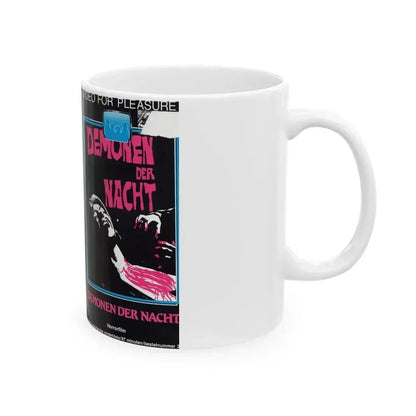 DEMONEN DER NACHT (VHS COVER) - White Coffee Mug - Go Mug Yourself