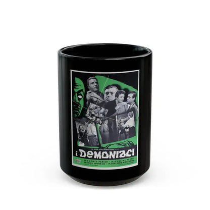 DEMONIAC 1957 Movie Poster - Black Coffee Mug 15oz - Go Mug Yourself