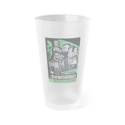 DEMONIAC 1957 Movie Poster - Frosted Pint Glass 16oz 16oz Frosted - Go Mug Yourself