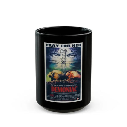 DEMONIAC 1975 Movie Poster - Black Coffee Mug 15oz - Go Mug Yourself