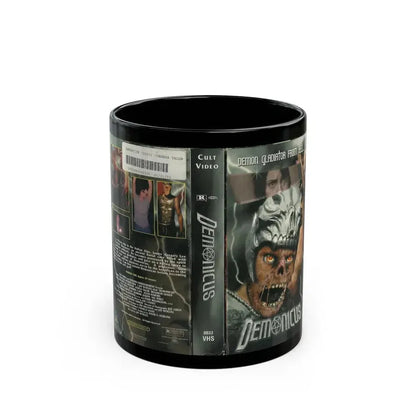 DEMONICUS VERSION2 (VHS COVER) - Black Coffee Mug 11oz - Go Mug Yourself