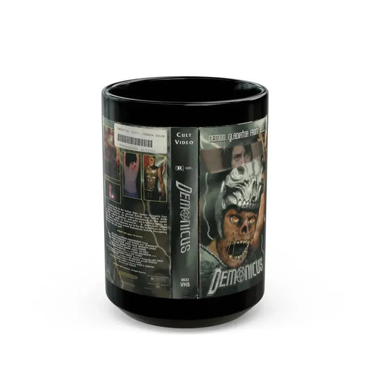 DEMONICUS VERSION2 (VHS COVER) - Black Coffee Mug 15oz - Go Mug Yourself