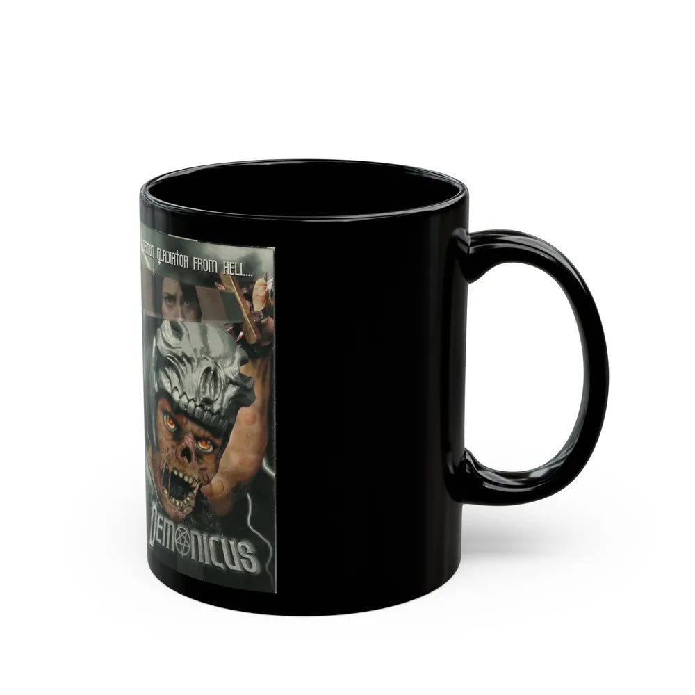 DEMONICUS VERSION2 (VHS COVER) - Black Coffee Mug-Go Mug Yourself