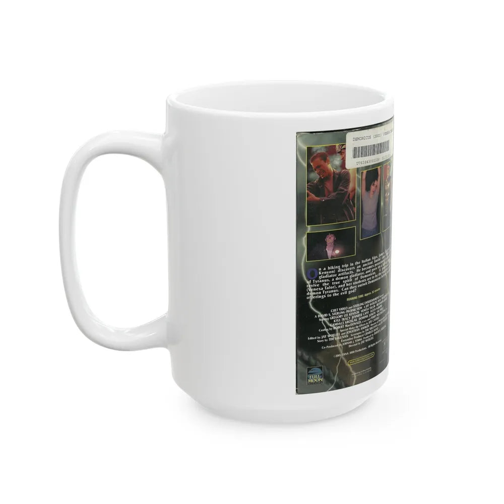 DEMONICUS VERSION2 (VHS COVER) - White Coffee Mug-Go Mug Yourself