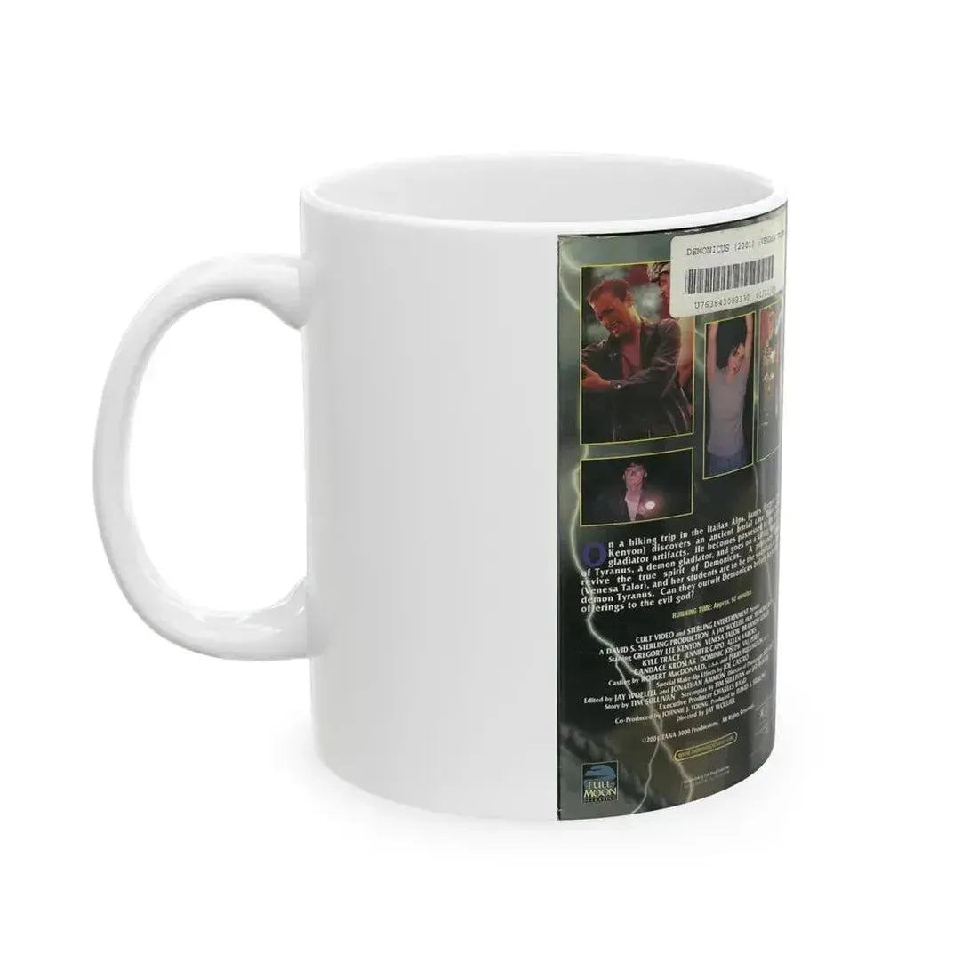 DEMONICUS VERSION2 (VHS COVER) - White Coffee Mug - Go Mug Yourself