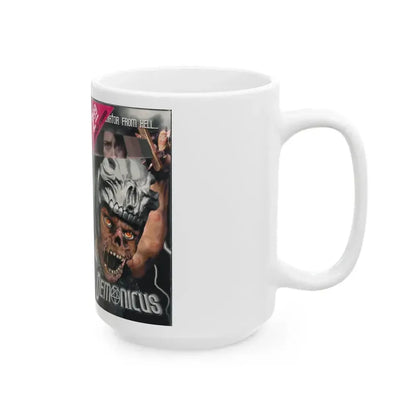 DEMONICUS (VHS COVER) - White Coffee Mug - Go Mug Yourself