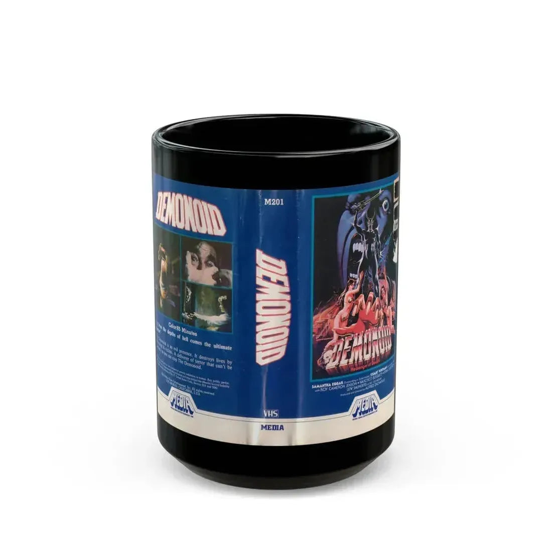 DEMONID (VHS COVER) - Black Coffee Mug 15oz - Go Mug Yourself