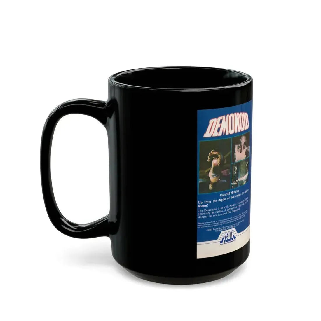 DEMONID (VHS COVER) - Black Coffee Mug - Go Mug Yourself