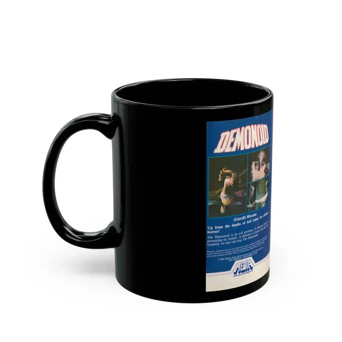 DEMONID (VHS COVER) - Black Coffee Mug - Go Mug Yourself