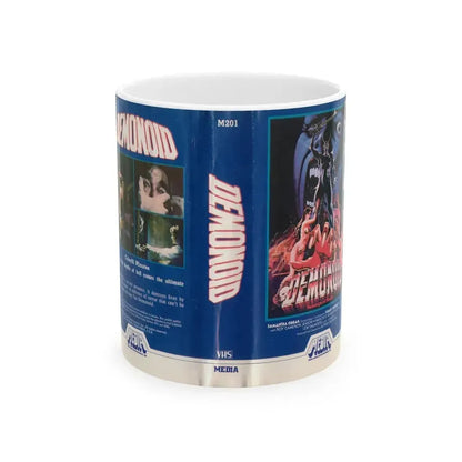 DEMONID (VHS COVER) - White Coffee Mug 11oz - Go Mug Yourself