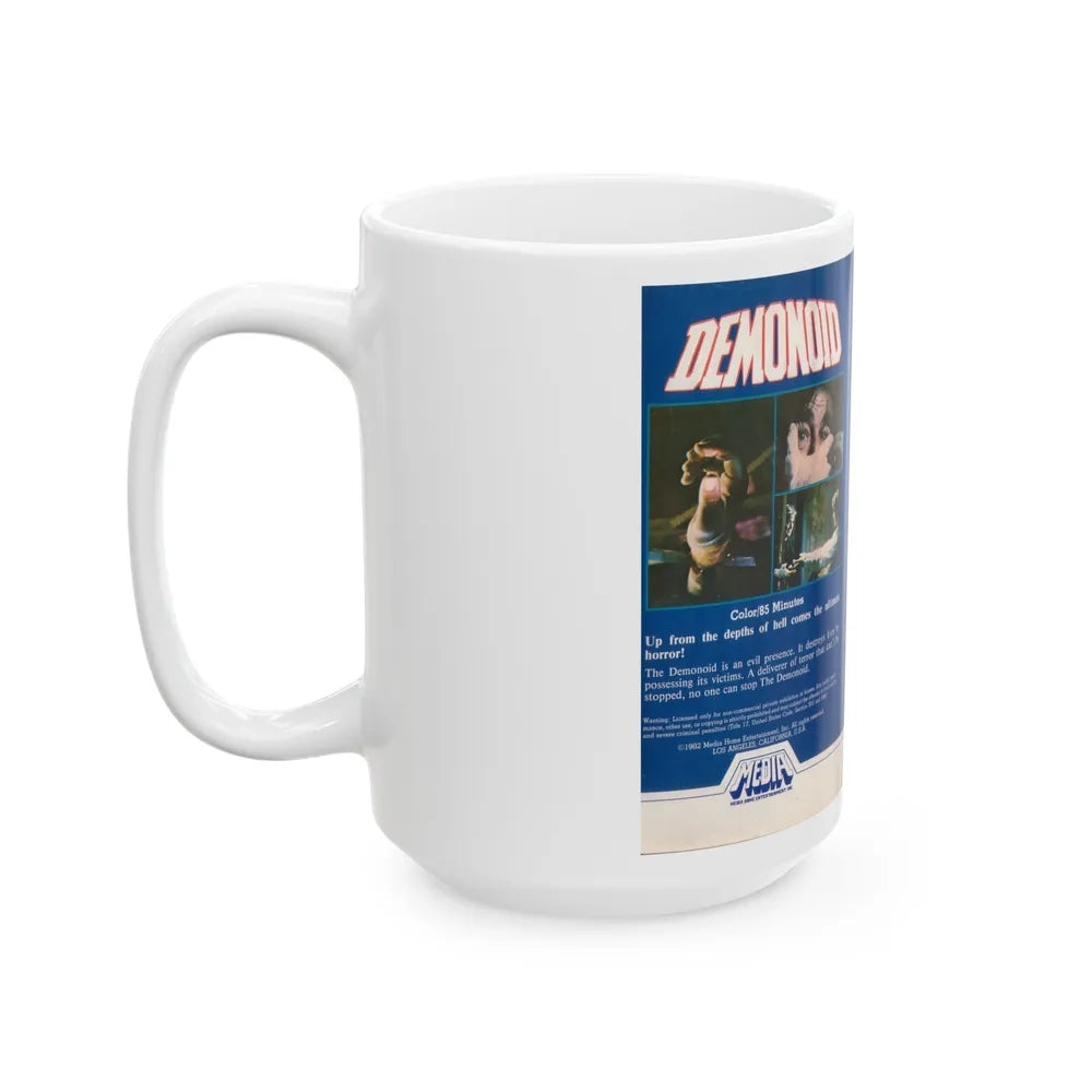 DEMONID (VHS COVER) - White Coffee Mug-Go Mug Yourself