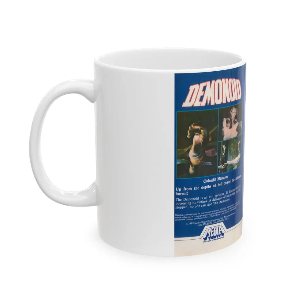 DEMONID (VHS COVER) - White Coffee Mug-Go Mug Yourself