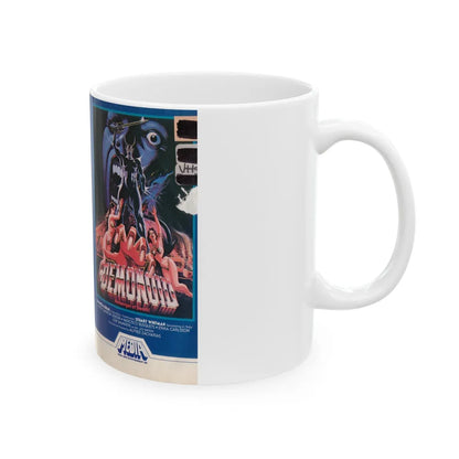 DEMONID (VHS COVER) - White Coffee Mug-Go Mug Yourself