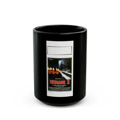 DEMONS 2 (ITALIAN) 1986 Movie Poster - Black Coffee Mug 15oz - Go Mug Yourself