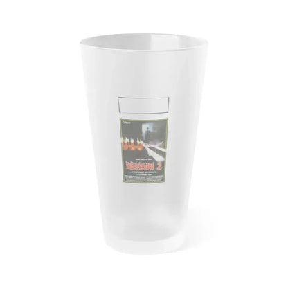 DEMONS 2 (ITALIAN) 1986 Movie Poster - Frosted Pint Glass 16oz 16oz Frosted - Go Mug Yourself