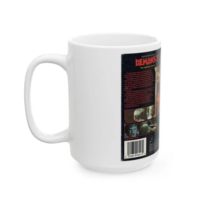 DEMONS 2 (VHS COVER) - White Coffee Mug-Go Mug Yourself