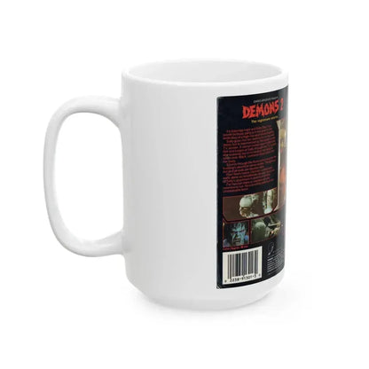 DEMONS 2 (VHS COVER) - White Coffee Mug - Go Mug Yourself