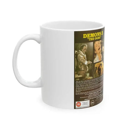 DEMONS 3 THE OGRE (VHS COVER) - White Coffee Mug - Go Mug Yourself