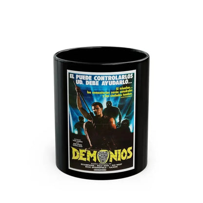 DEMONS (ARGENTINA) 1985 Movie Poster - Black Coffee Mug 11oz - Go Mug Yourself