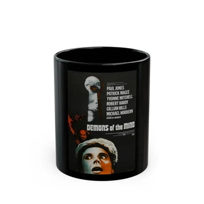 DEMONS OF THE MIND 1974 Movie Poster - Black Coffee Mug 11oz - Go Mug Yourself