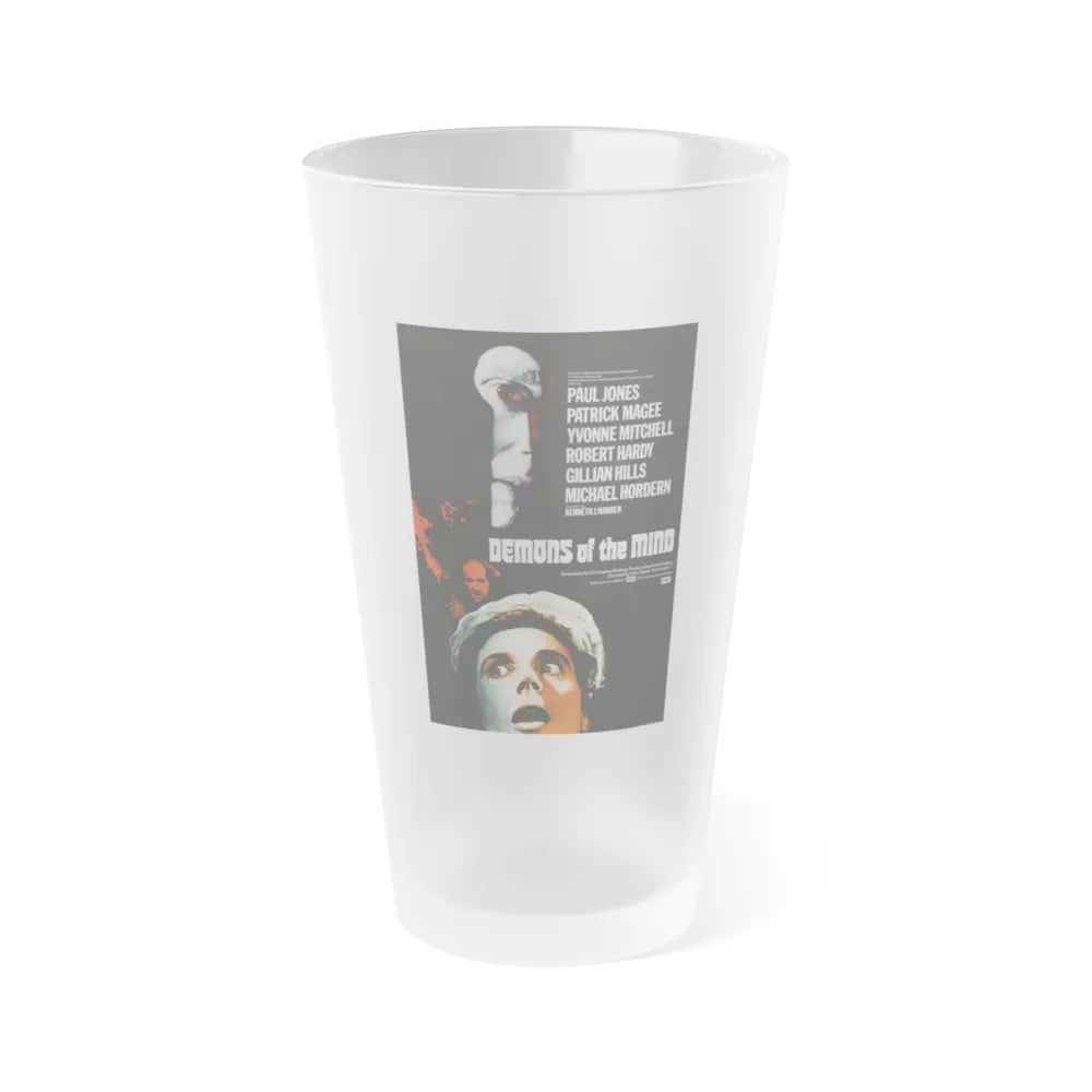 DEMONS OF THE MIND 1974 Movie Poster - Frosted Pint Glass 16oz-16oz-Frosted-Go Mug Yourself