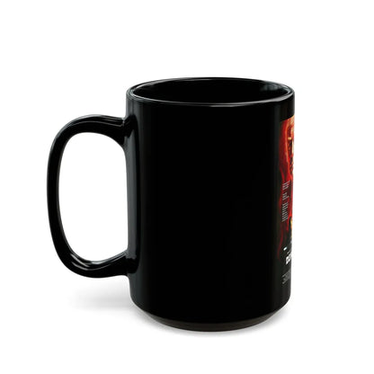 DEMONWARP 1988 Movie Poster - Black Coffee Mug-Go Mug Yourself