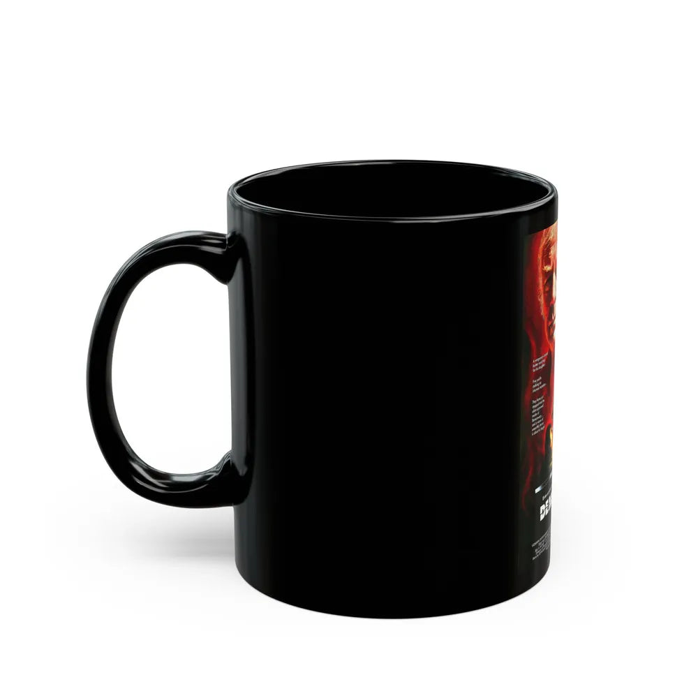 DEMONWARP 1988 Movie Poster - Black Coffee Mug-Go Mug Yourself