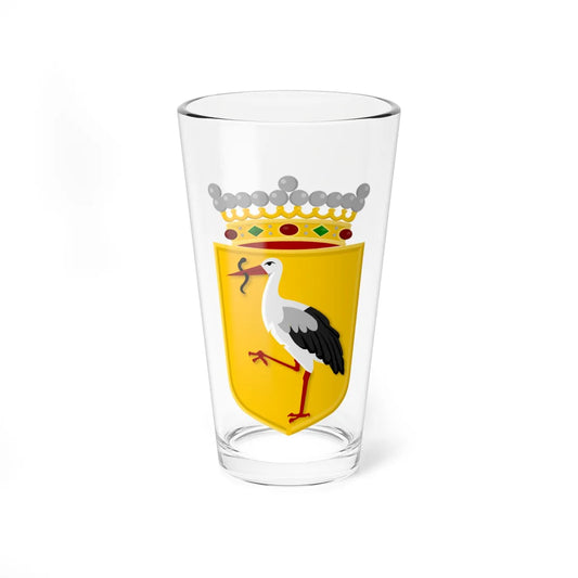 Den Haag wapen zonder schildhouders (Netherlands) (Coat of Arms) Pint Glass 16oz 16oz - Go Mug Yourself