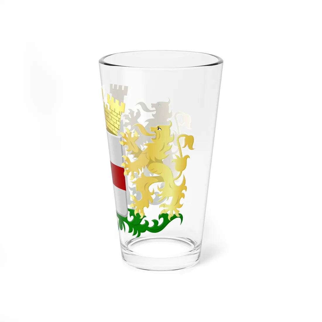 Dendermonde wapen (Belgium) (Coat of Arms) Pint Glass 16oz - Go Mug Yourself