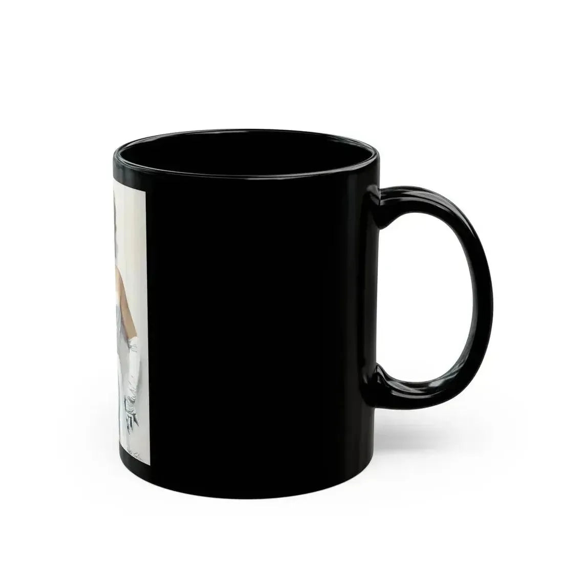 Denise Darcel - Esquire's Lady Fair, Esquire, April 1956 - Black Coffee Mug - Go Mug Yourself