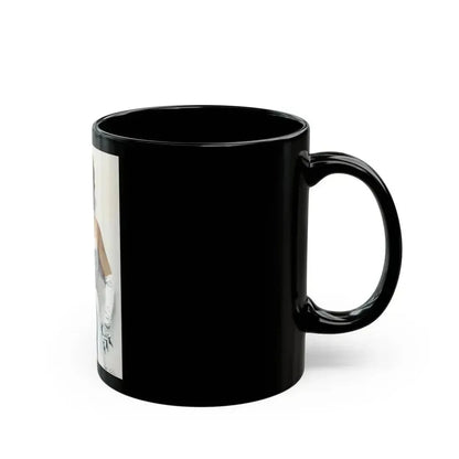 Denise Darcel - Esquire's Lady Fair, Esquire, April 1956 - Black Coffee Mug - Go Mug Yourself