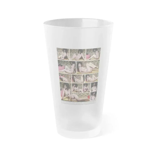 Denise Katrina Matthews 1 (Vintage Female Icon) Frosted Pint Glass 16oz 16oz Frosted - Go Mug Yourself