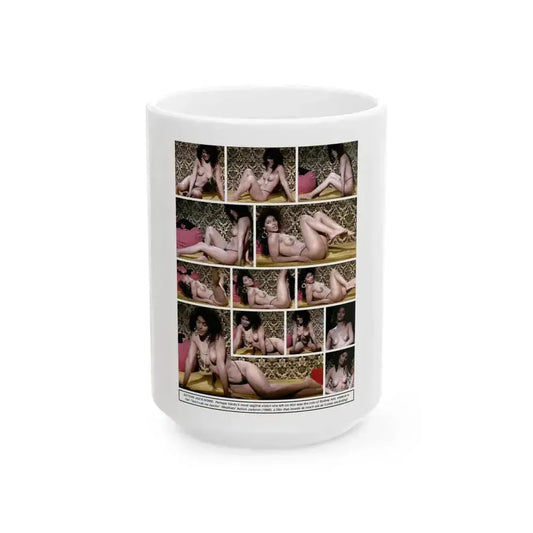 Denise Katrina Matthews 1 (Vintage Female Icon) White Coffee Mug 15oz - Go Mug Yourself