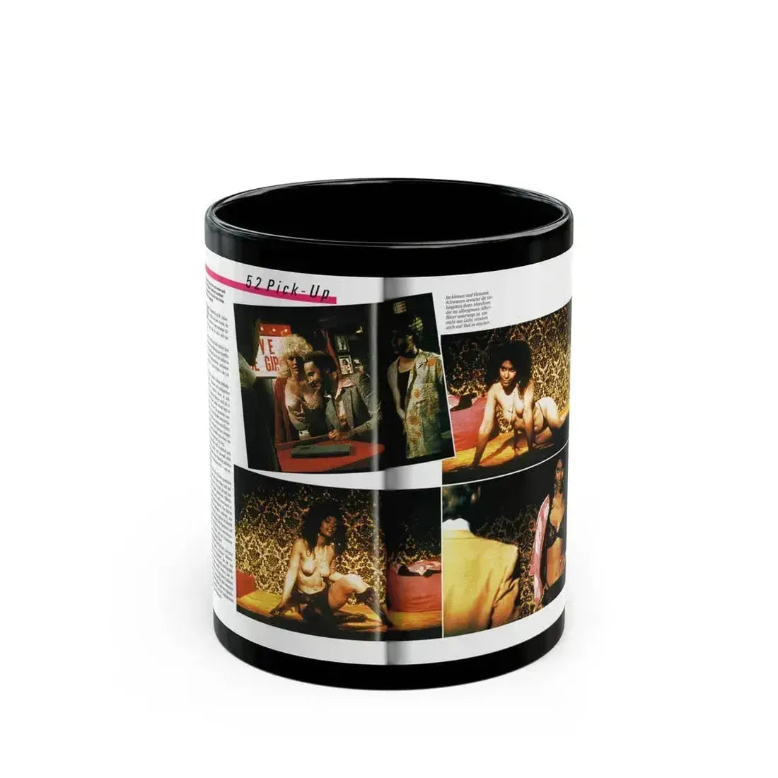 Denise Katrina Matthews 10 (Vintage Female Icon) Black Coffee Mug 11oz - Go Mug Yourself