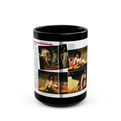 Denise Katrina Matthews 10 (Vintage Female Icon) Black Coffee Mug 15oz - Go Mug Yourself