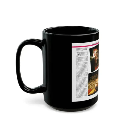 Denise Katrina Matthews 10 (Vintage Female Icon) Black Coffee Mug - Go Mug Yourself